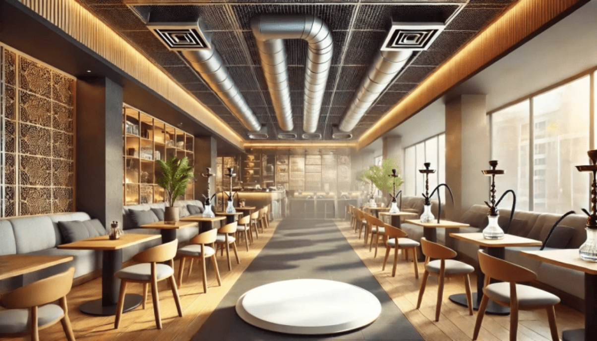 Правильная вентиляция кальянной и зоны курения