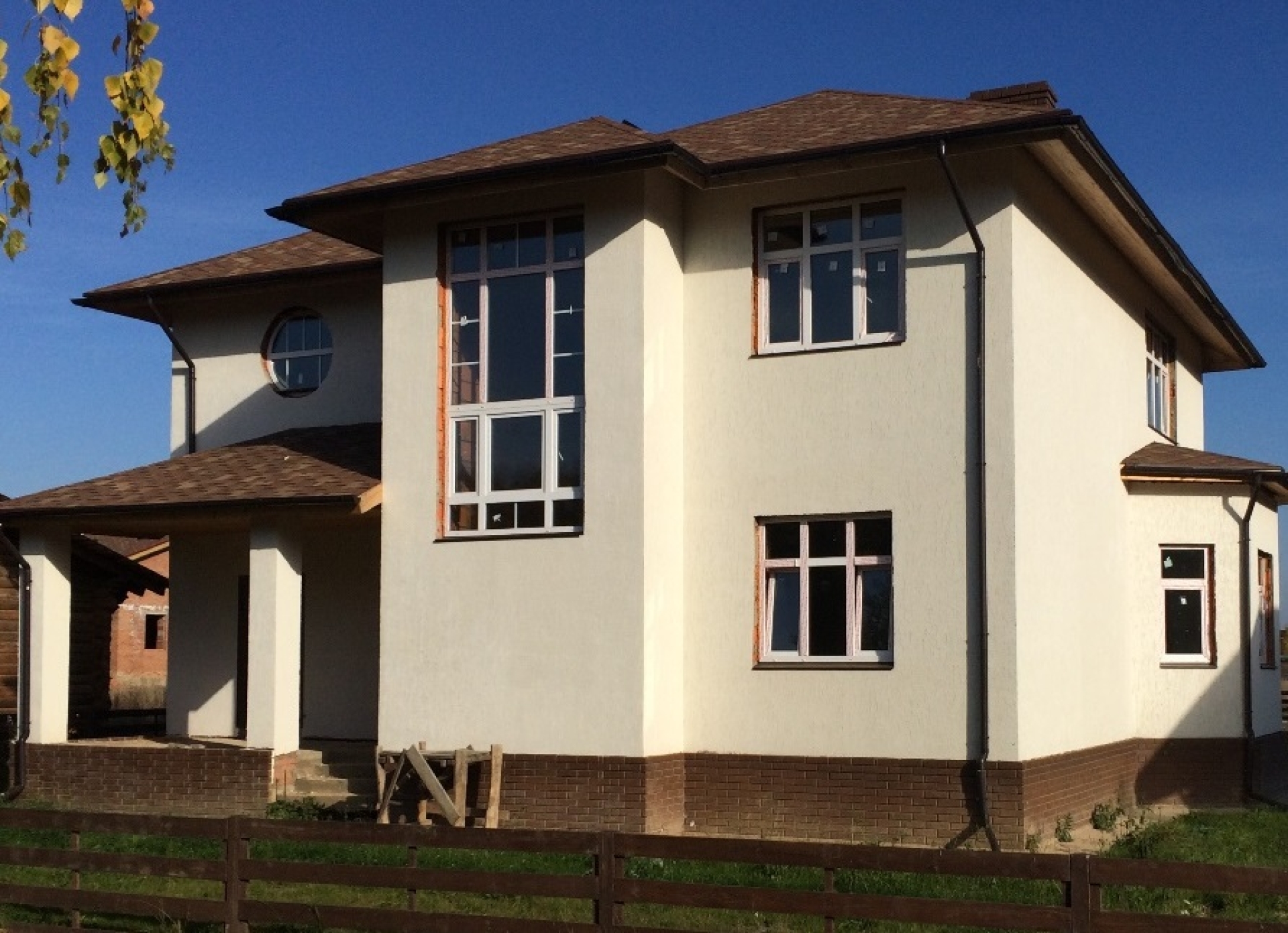 Каркасный дом в Кущёвской ландшафт