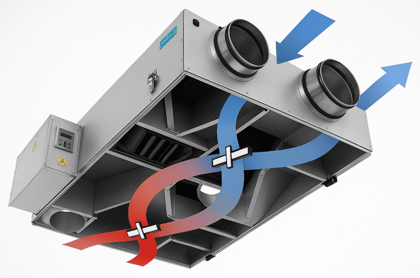 Вентустановка с рекуператором для бассейна