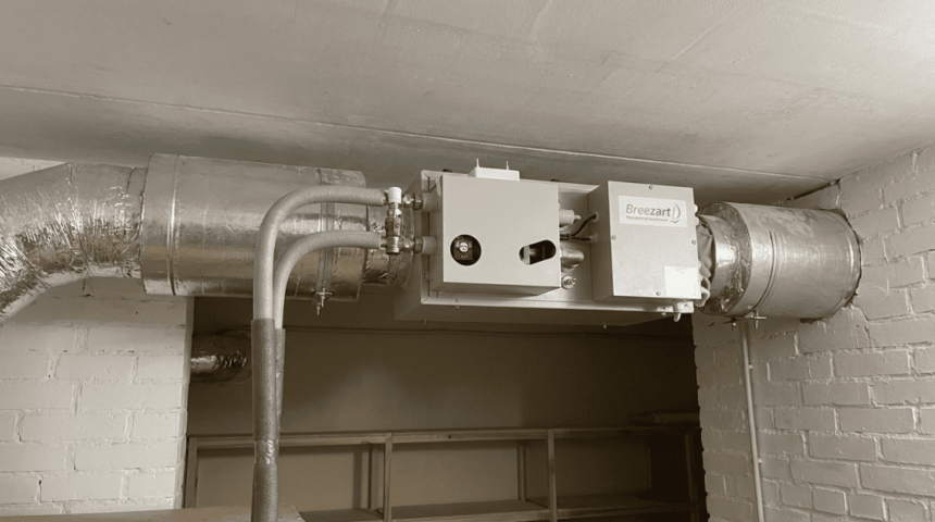 Централизованная приточная вентиляция с нагревом воздуха