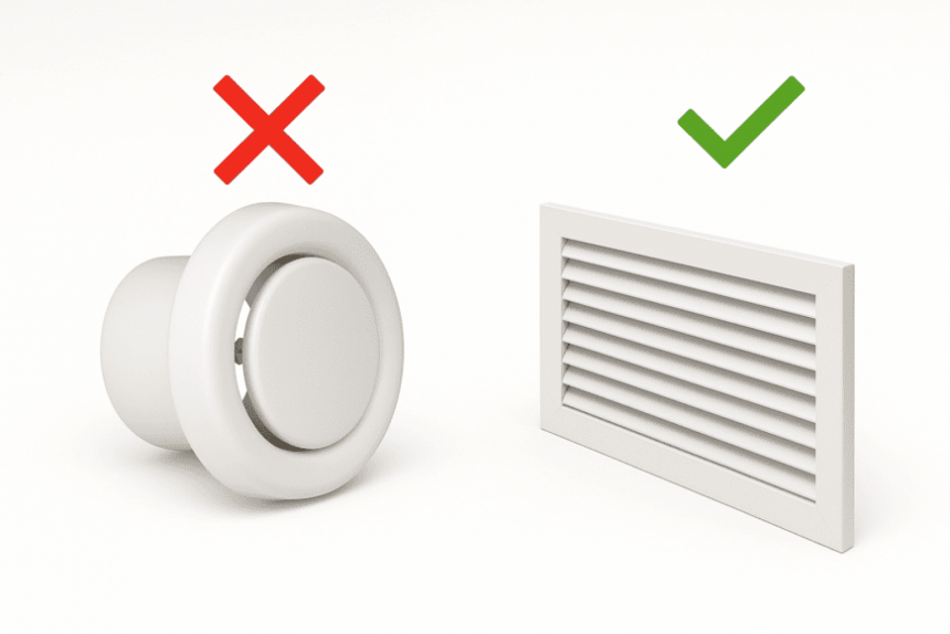 Правильные решетки для вентиляции бассейна