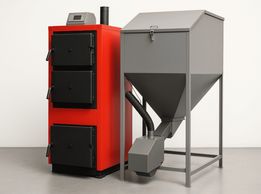 Твердотопливный котел